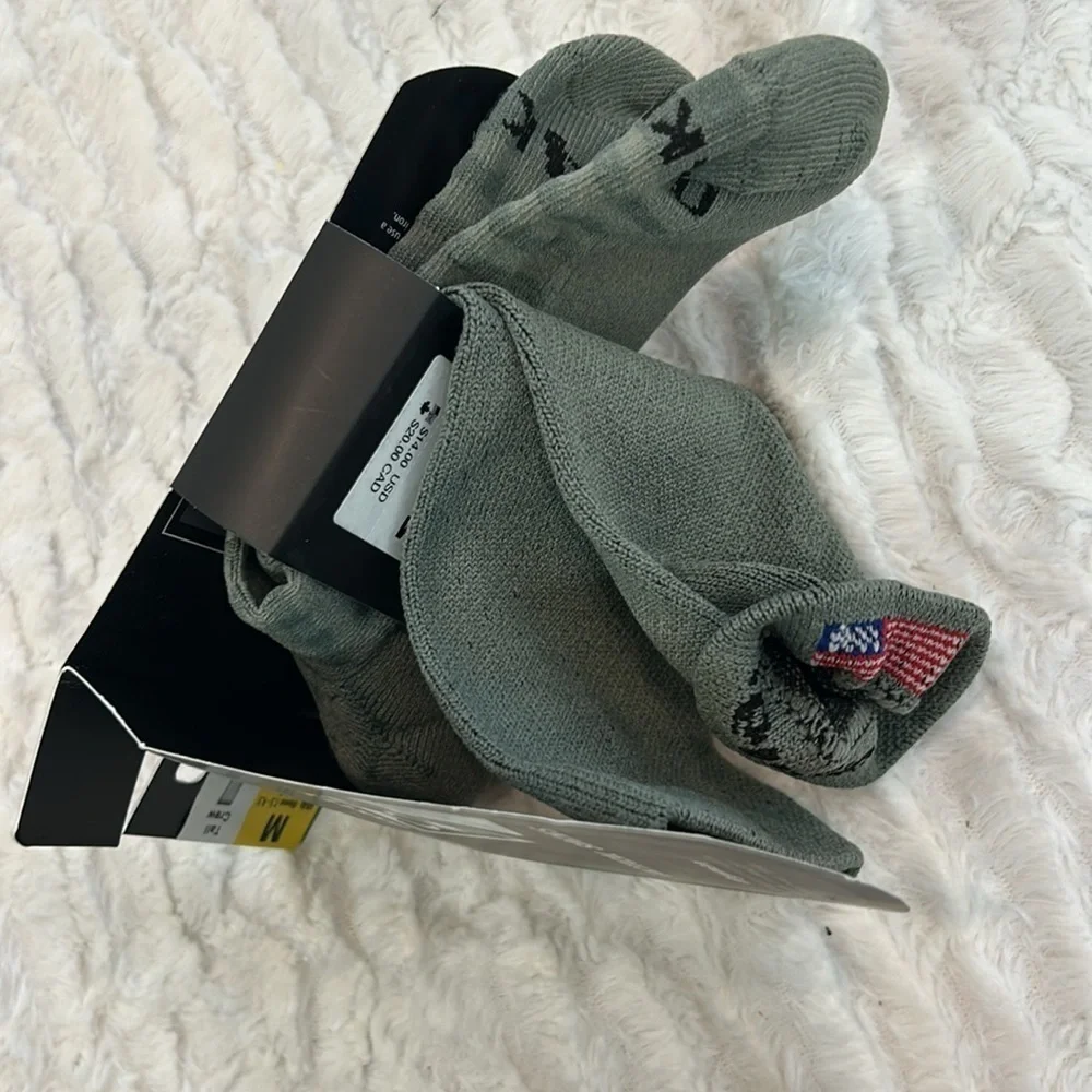 Brand new Oakley, tall crew, tactical socks, olive women 7.5–9.5 men’s 6–8